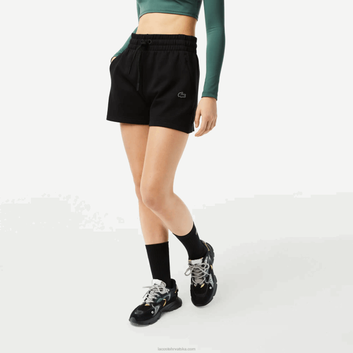crna 031 6H4B2446 žene Lacoste obične kratke hlače