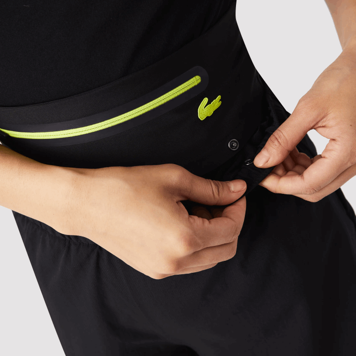 crna c31 6H4B2644 žene Lacoste sportske kratke hlače s remenom koji se mogu skinuti