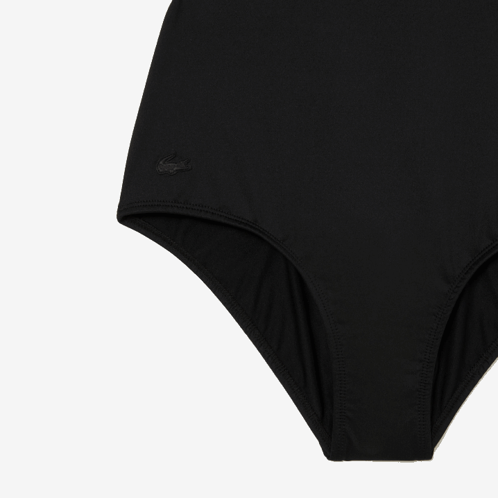 crna 031 6H4B2459 žene Lacoste jednodijelni kupaći kostim od recikliranog poliestera