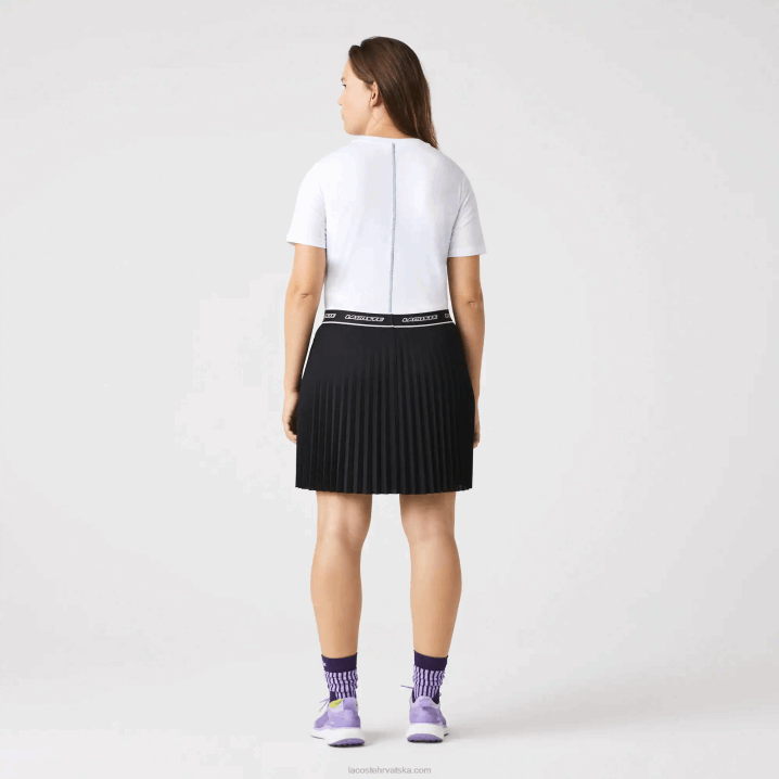 bijela 001 6H4B2563 žene Lacoste majica s okruglim izrezom od mješavine pamuka