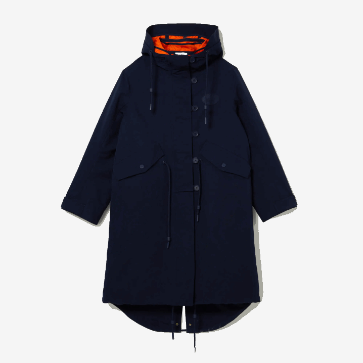 tamnoplava narančasta pf1 6H4B2629 žene Lacoste vodoodbojna 3-u-1 parka