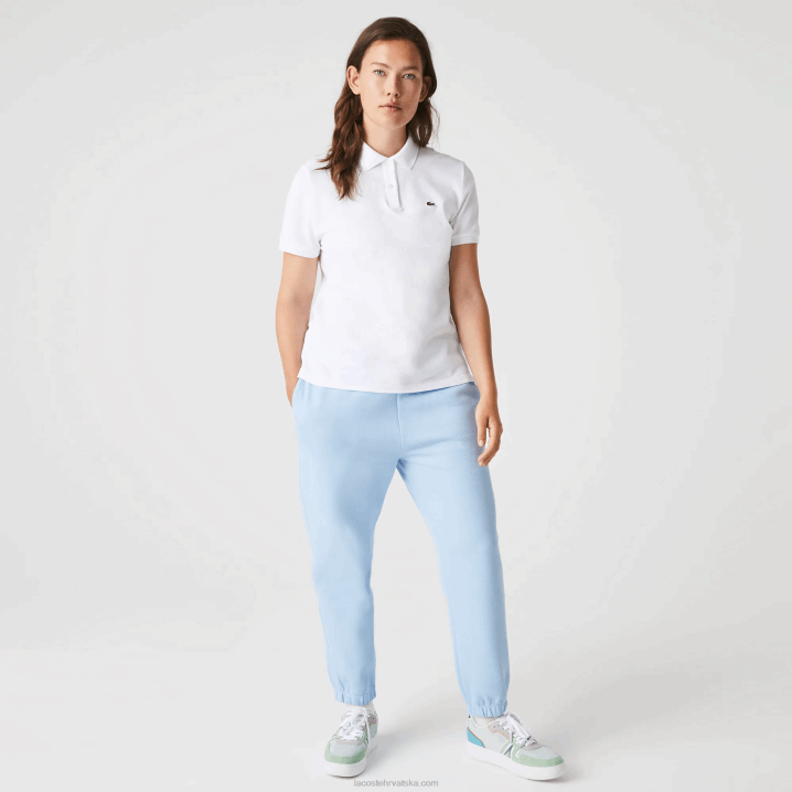 bijela 001 6H4B2363 žene Lacoste mekani pamuk petit pique polo standardnog kroja