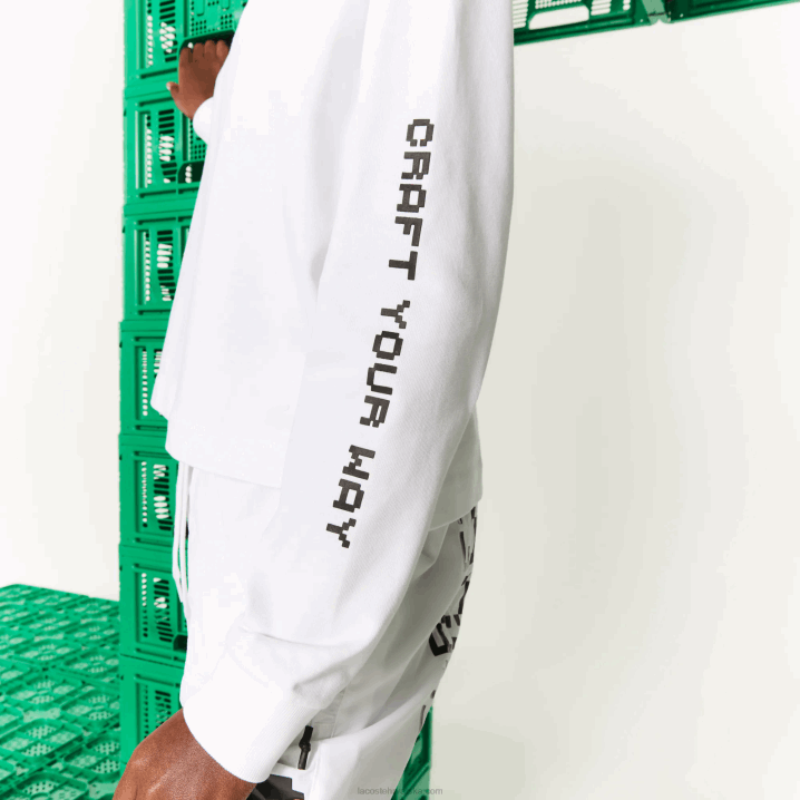 bijela 001 6H4B2523 žene Lacoste live x minecraft velika pamučna polo majica