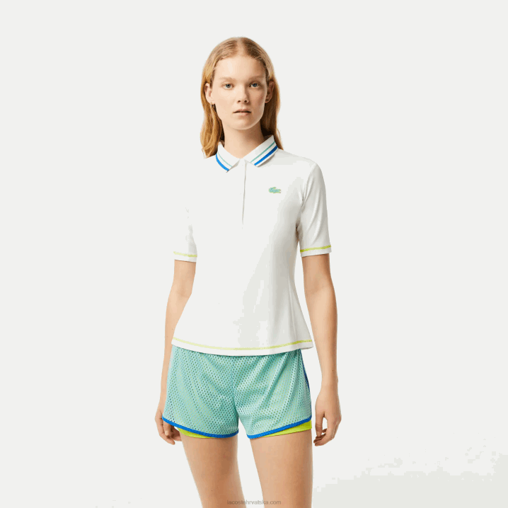 bijela 70v 6H4B2366 žene Lacoste tenis ultra-dry pique polo