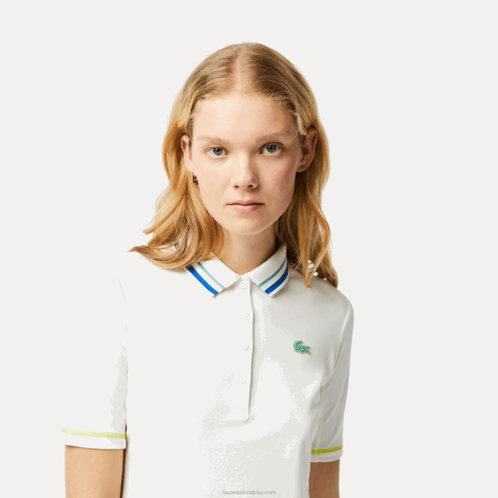 bijela 70v 6H4B2366 žene Lacoste tenis ultra-dry pique polo