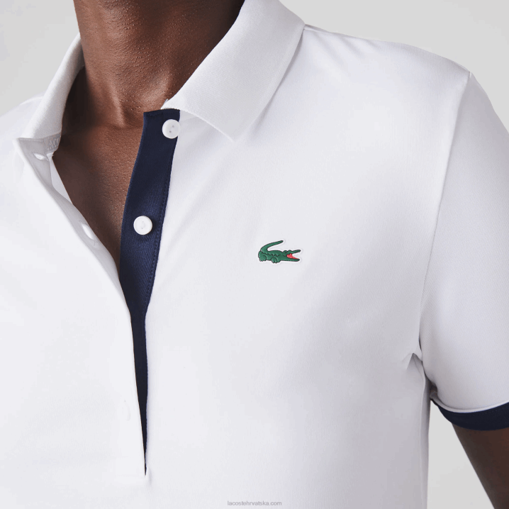 bijela tamnoplava 522 6H4B2488 žene Lacoste sportski prozračni rastezljivi golf polo