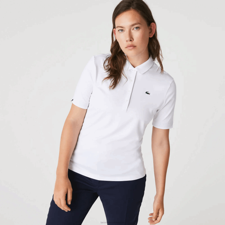 bijela tamnoplava 522 6H4B2488 žene Lacoste sportski prozračni rastezljivi golf polo