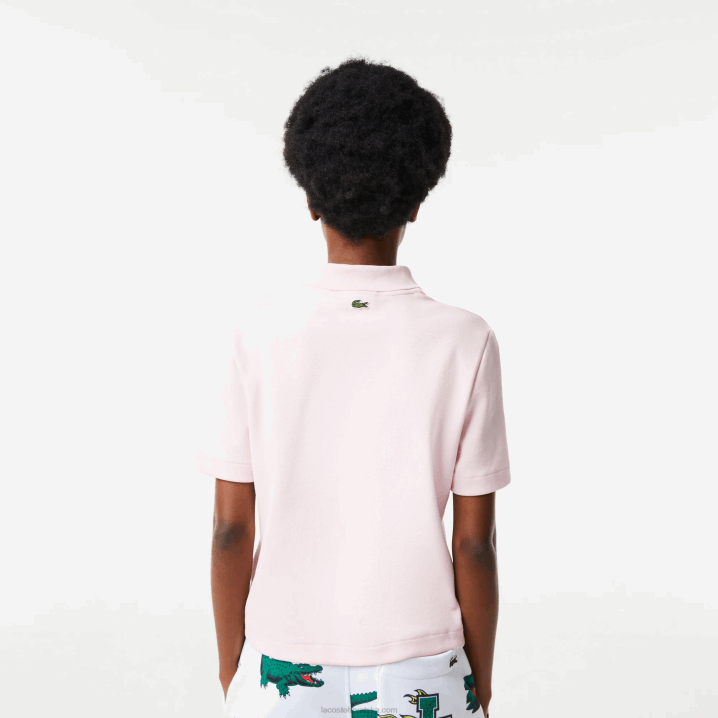 svijetlo ružičasta t03 6H4B2494 žene Lacoste regular fit strip bedž polo