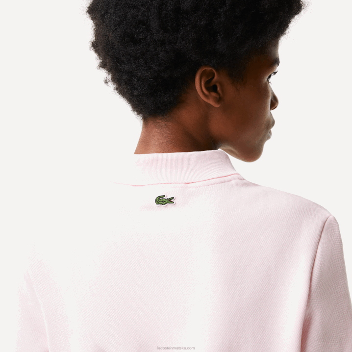 svijetlo ružičasta t03 6H4B2494 žene Lacoste regular fit strip bedž polo