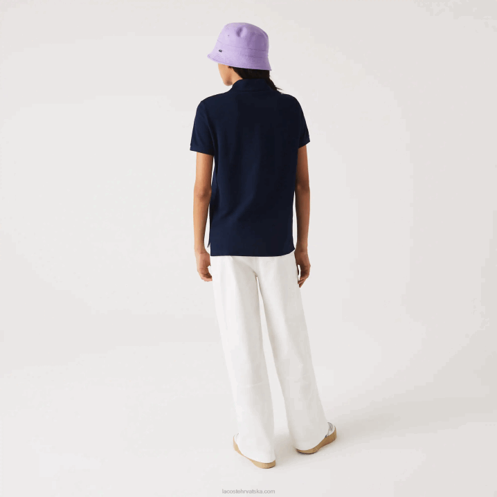 tamnoplava 166 6H4B2365 žene Lacoste mekani pamuk petit pique polo standardnog kroja