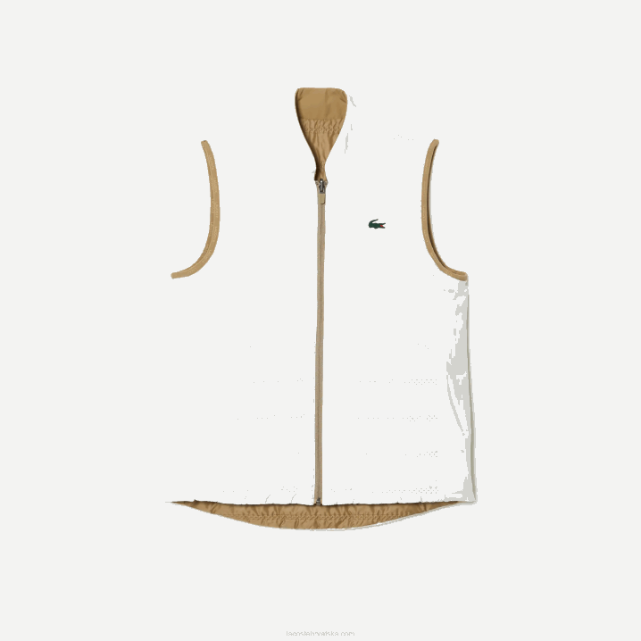 bež bijeli cik 6H4B2429 žene Lacoste sportski golf reverzibilni prsluk