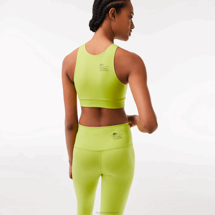 žuta 90v 6H4B2550 žene Lacoste bešavni sportski grudnjak