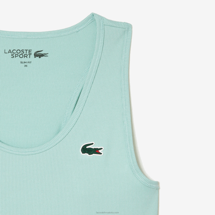 menta lgf 6H4B2386 žene Lacoste rebrasta majica sportskog kroja