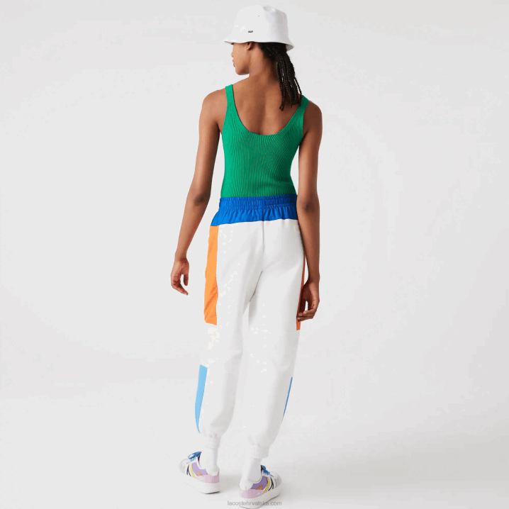 zeleni ldm 6H4B2647 žene Lacoste bešavna rebrasta pletena majica bez rukava