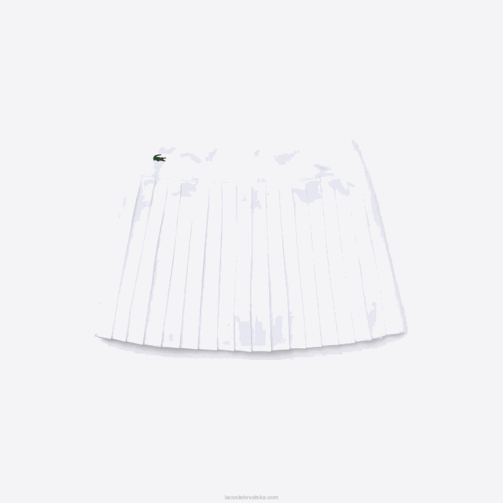 bijela z92 6H4B2612 žene Lacoste sportski tenis tehnička mrežasta plisirana suknja