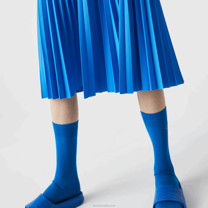 plavi ptv 6H4B2600 žene Lacoste plisirana suknja s elastičnim strukom