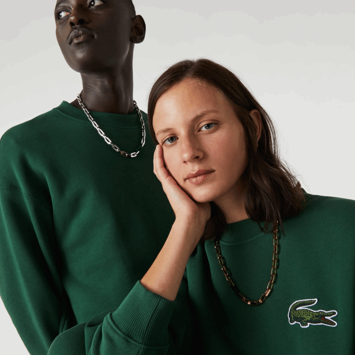 žuto zlato i crno 721 6H4B2202 žene Lacoste ansambl ogrlica