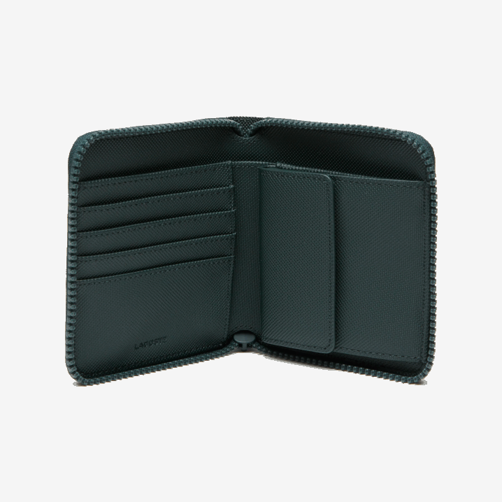 blanc croc allover l05 6H4B2893 žene Lacoste mali zip novčanik sa stripom