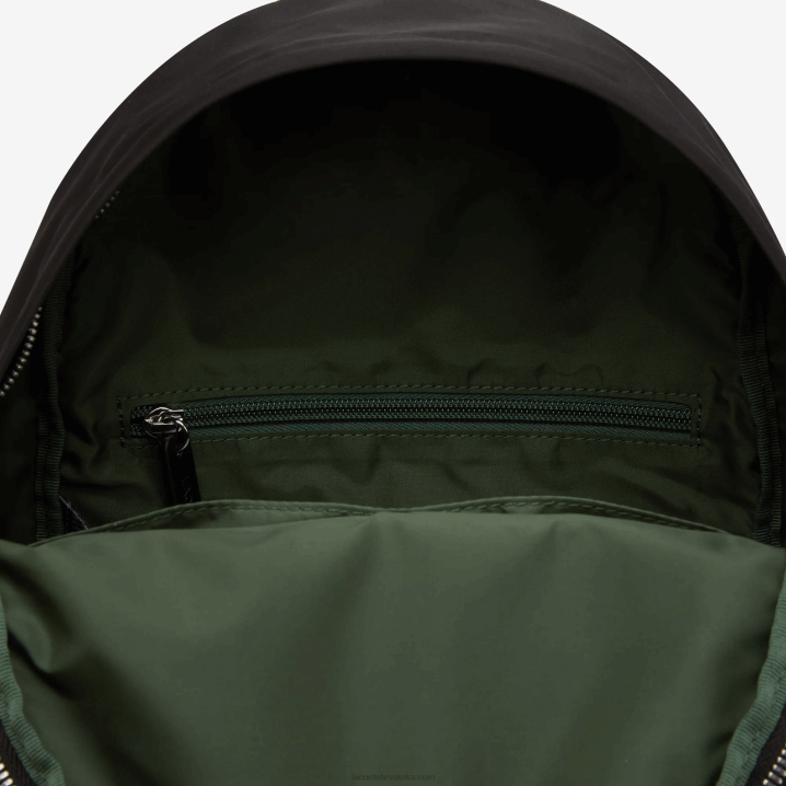 crna 000 6H4B2863 žene Lacoste signature patch branded puller ruksak