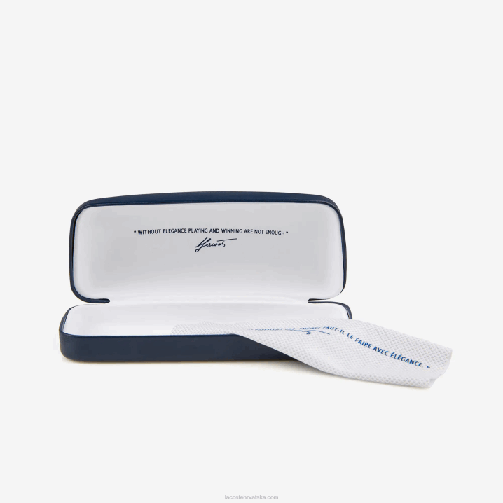 mat crna 001 6H4B2920 žene Lacoste ovalne sunčane naočale od acetatne kroko kože