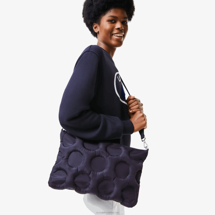 abimes l24 6H4B2866 žene Lacoste podstavljena crossover torba s efektom golf loptice