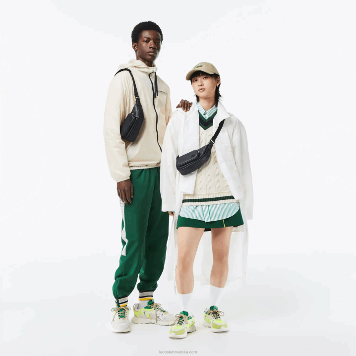 crna 000 6H4B1964 žene Lacoste torba za rame s printom logotipa - mala