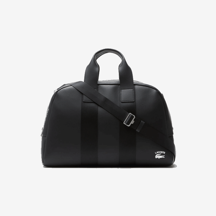 crna 000 6H4B2101 žene Lacoste mekana kožna vikend torba