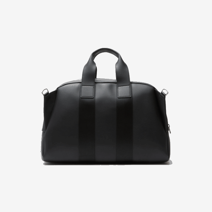 crna 000 6H4B2101 žene Lacoste mekana kožna vikend torba