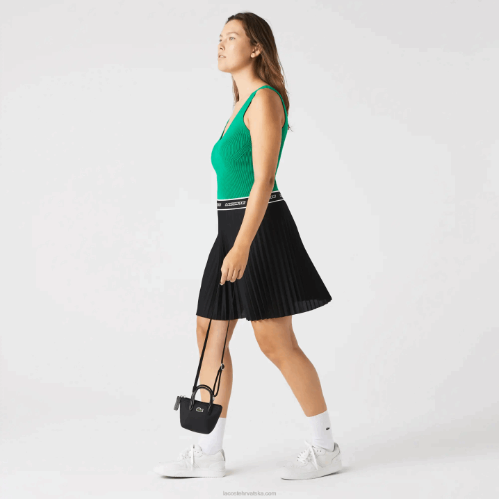 crna 000 6H4B2886 žene Lacoste l.12.12 torba za kupovinu s odvojivom naramenicom