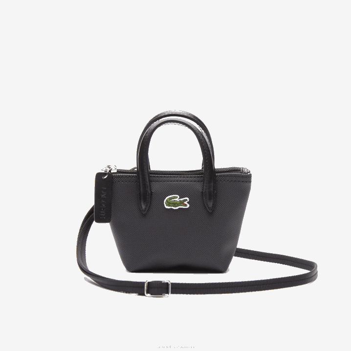 crna 000 6H4B2886 žene Lacoste l.12.12 torba za kupovinu s odvojivom naramenicom
