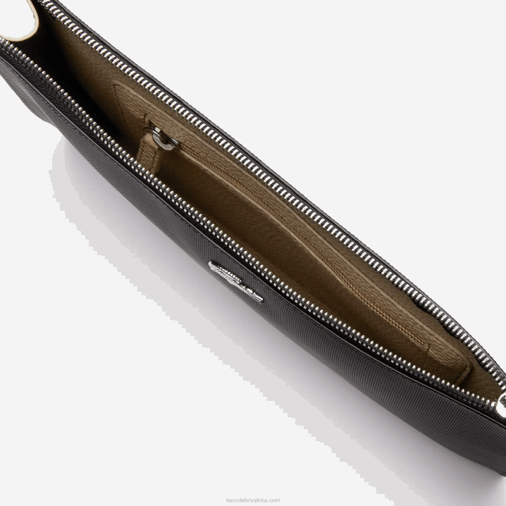 crna krema a91 6H4B2817 žene Lacoste anna obložena pique platnena spojka s patentnim zatvaračem