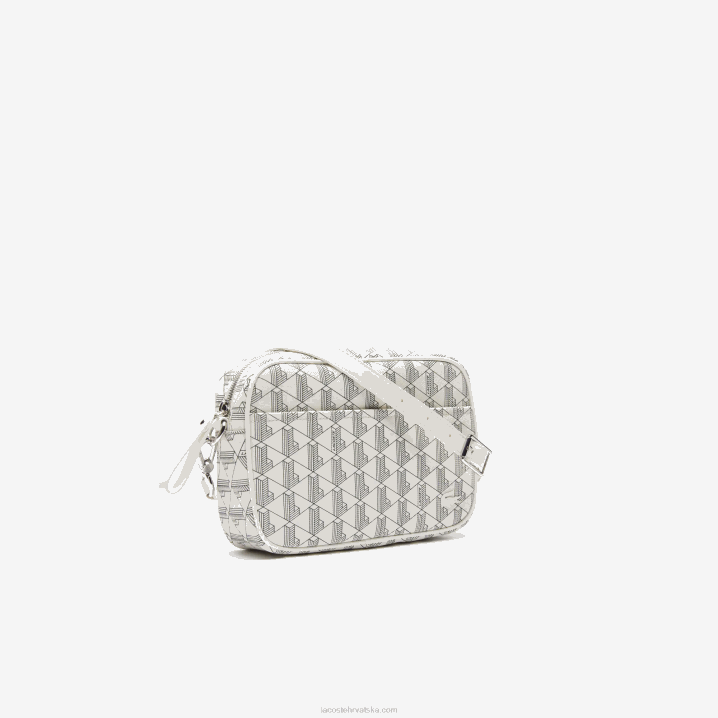 farine sinople f89 6H4B2856 žene Lacoste crossover torba s monogramom na patentni zatvarač