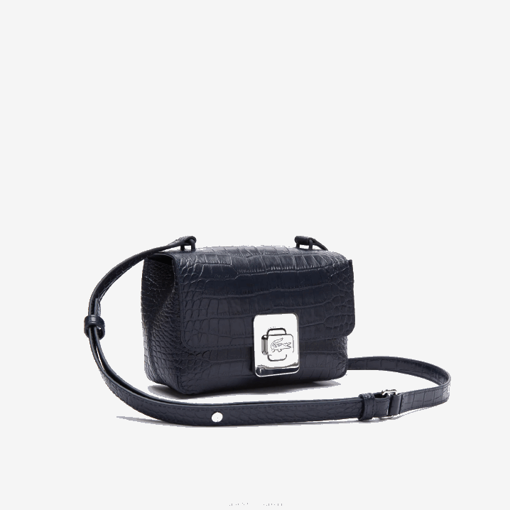 tamni safir b88 6H4B2832 žene Lacoste amelia torbica od reljefne kože s metalnom kopčom