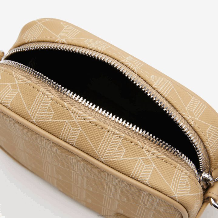 viennois bež l01 6H4B2794 žene Lacoste torba za preko tijela s malim printom monograma