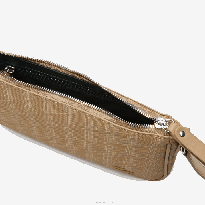 viennois bež l01 6H4B2801 žene Lacoste torba za preko ramena s printom monograma