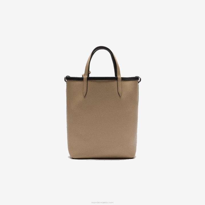 crna krema a91 6H4B2830 žene Lacoste anna reverzibilna platnena velika torba