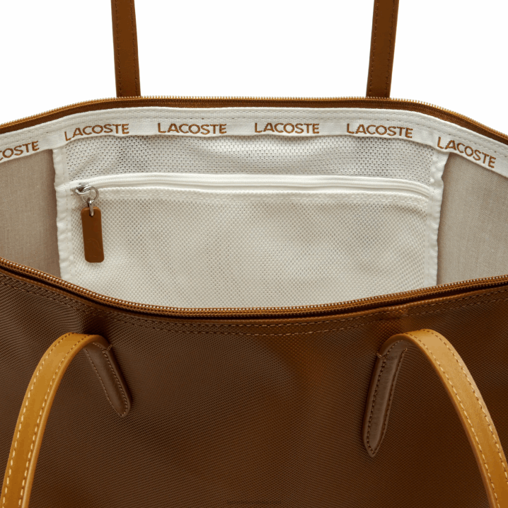 zlatno smeđa 397 6H4B2768 žene Lacoste l.12.12 konceptna torba s patentnim zatvaračem